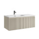 Тумба под раковину Sancos Snob R 1.0 100 L SNR1.0100LCE подвесная цвет Beige Soft