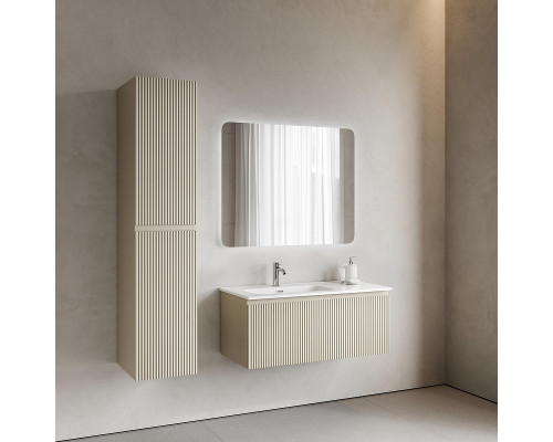 Тумба под раковину Sancos Snob R 1.0 100 L SNR1.0100LCE подвесная цвет Beige Soft