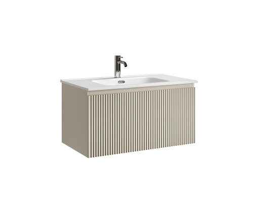 Тумба под раковину Sancos Snob R 1.0 80 SNR1.080CE подвесная цвет Beige Soft