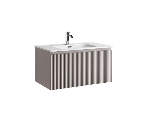 Тумба под раковину Sancos Snob R 1.0 80 SNR1.080SM подвесная цвет Doha Soft