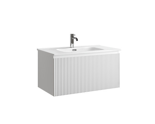 Тумба под раковину Sancos Snob R 1.0 80 SNR1.080W подвесная цвет Bianco