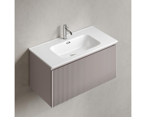 Тумба под раковину Sancos Snob R 1.0 90 SNR1.090SM подвесная цвет Doha Soft