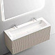 Купить Тумба под раковину Sancos Snob T 120 SNT120CE подвесная Beige Soft в магазине сантехники Santeh-Crystal.ru