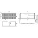 Тумба под раковину Sancos Snob T 120 SNT120W подвесная Bianco