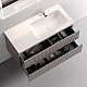 Купить Тумба под раковину Sancos Snob T 100 R SNT100RSM подвесная Doha Soft в магазине сантехники Santeh-Crystal.ru