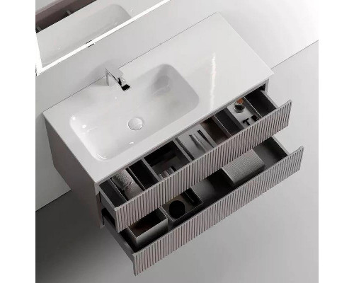 Тумба под раковину Sancos Snob T 100 L SNT100LSM подвесная Doha Soft