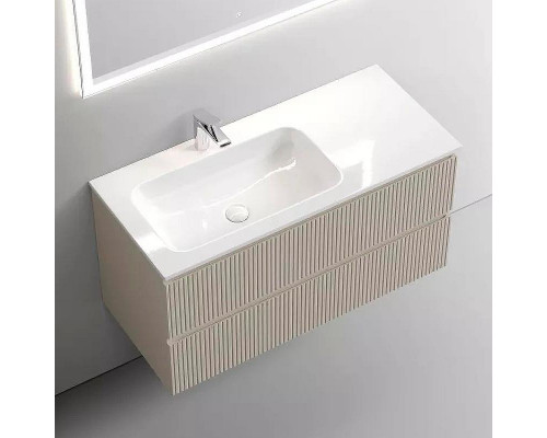 Тумба под раковину Sancos Snob T 100 L SNT100LCE подвесная Beige Soft