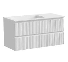 Тумба под раковину Sancos Snob T 100 L SNT100LW подвесная Bianco