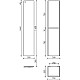 Приобрести Шкаф пенал Sancos Urban 35 PUR35W подвесной Белый глянец в магазине сантехники Santeh-Crystal.ru