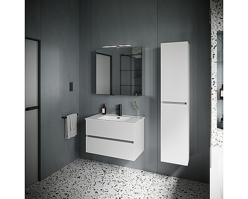 Santeh-Crystal.ru: Шкаф пенал Sancos Urban 35 PUR35W подвесной Белый глянец Приобрести Шкаф пенал Sancos Urban 35 PUR35W подвесной Белый глянец в магазине сантехники Santeh-Crystal.ru