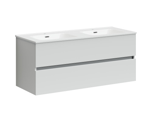 Приобрести Тумба под раковину Sancos Urban 120 UR120-2W подвесная Белый глянец в магазине сантехники Santeh-Crystal.ru