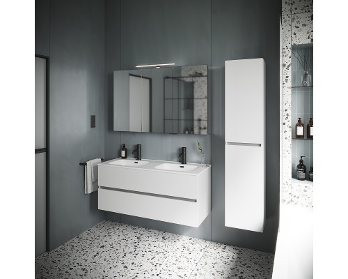 Приобрести Тумба под раковину Sancos Urban 120 UR120-2W подвесная Белый глянец в магазине сантехники Santeh-Crystal.ru