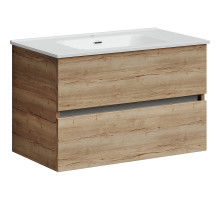 Тумба под раковину Sancos Urban 80 UR80EG подвесная Дуб Галифакс натуральный