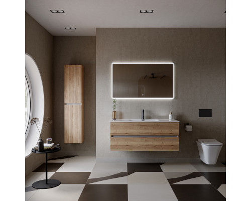 Приобрести Тумба под раковину Sancos Urban 120 UR120-1EG подвесная Дуб Галифакс натуральный в магазине сантехники Santeh-Crystal.ru