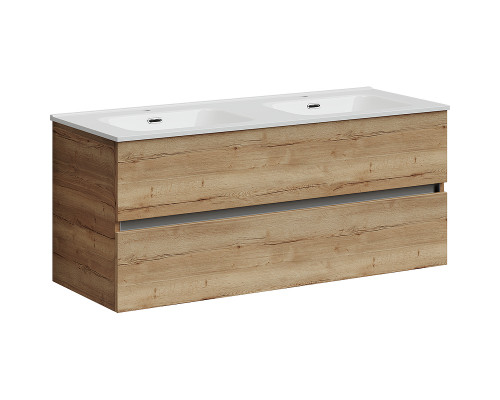 Заказать Тумба под раковину Sancos Urban 120 UR120-2EG подвесная Дуб Галифакс натуральный в магазине сантехники Santeh-Crystal.ru