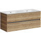 Заказать Тумба под раковину Sancos Urban 120 UR120-2EG подвесная Дуб Галифакс натуральный в магазине сантехники Santeh-Crystal.ru