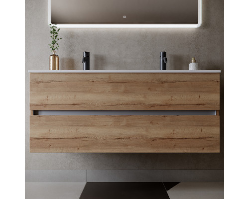 Заказать Тумба под раковину Sancos Urban 120 UR120-2EG подвесная Дуб Галифакс натуральный в магазине сантехники Santeh-Crystal.ru