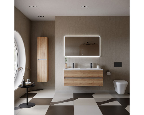 Заказать Тумба под раковину Sancos Urban 120 UR120-2EG подвесная Дуб Галифакс натуральный в магазине сантехники Santeh-Crystal.ru