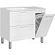 Приобрести Тумба под раковину Style Line Альба 90 L Люкс Plus ЛС-000010052 Белая в магазине сантехники Santeh-Crystal.ru