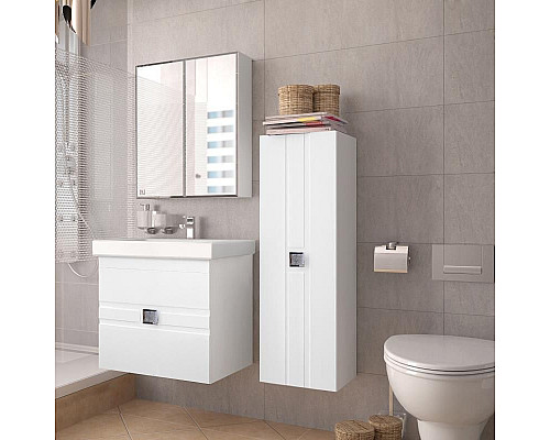 Заказать Зеркальный шкаф Style Line Амарант 60 Белый глянец в магазине сантехники Santeh-Crystal.ru
