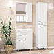 Заказать Зеркало со шкафом Style Line Амелия 75 с подсветкой Белый глянец в магазине сантехники Santeh-Crystal.ru