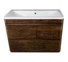 Тумба под раковину Style Line Атлантика Люкс Plus 90 СС-00002209 подвесная Старое дерево