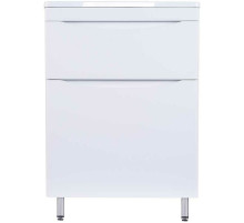 Тумба под раковину Style Line Бергамо 60 СС-00002307 Белая антискрейч