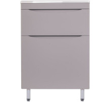 Тумба под раковину Style Line Бергамо 60 СС-00002309 Серая антискрейч