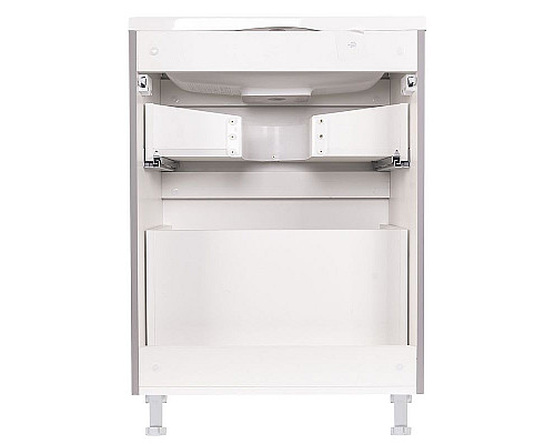 Santeh-Crystal.ru: Тумба под раковину Style Line Бергамо 60 СС-00002309 Серая антискрейч Заказать Тумба под раковину Style Line Бергамо 60 СС-00002309 Серая антискрейч в магазине сантехники Santeh-Crystal.ru