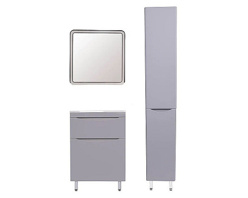 Santeh-Crystal.ru: Тумба под раковину Style Line Бергамо 60 СС-00002309 Серая антискрейч Заказать Тумба под раковину Style Line Бергамо 60 СС-00002309 Серая антискрейч в магазине сантехники Santeh-Crystal.ru