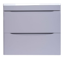 Тумба под раковину Style Line Бергамо 60 СС-00002317 подвесная Серая антискрейч