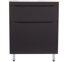 Тумба под раковину Style Line Бергамо 70 СС-00002311 Черная антискрейч