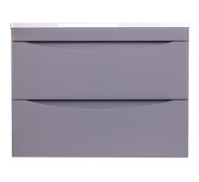 Тумба под раковину Style Line Бергамо 70 СС-00002319 подвесная Серая антискрейч