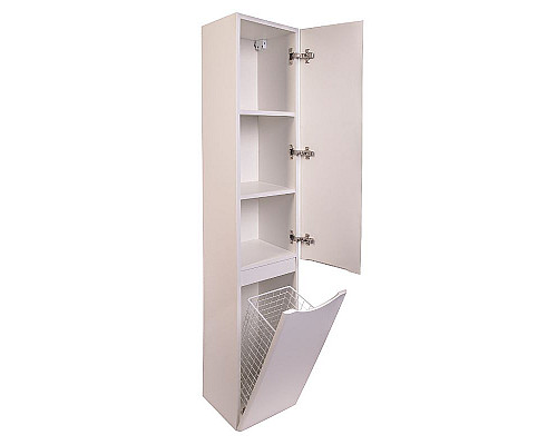 Santeh-Crystal.ru: Шкаф пенал Style Line Бергамо 30 R СС-00002329 с бельевой корзиной Белый антискрейтч Заказать Шкаф пенал Style Line Бергамо 30 R СС-00002329 с бельевой корзиной Белый антискрейтч в магазине сантехники Santeh-Crystal.ru