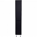 Шкаф пенал Style Line Бергамо 30 R СС-00002331 с бельевой корзиной Черный антискрейтч Шкаф пенал Style Line Бергамо 30 R СС-00002331 с бельевой корзиной Черный антискрейтч