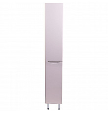 Шкаф пенал Style Line Бергамо 30 L СС-00002326 с бельевой корзиной Белый антискрейтч
