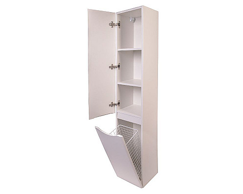 Santeh-Crystal.ru: Шкаф пенал Style Line Бергамо 30 L СС-00002326 с бельевой корзиной Белый антискрейтч Приобрести Шкаф пенал Style Line Бергамо 30 L СС-00002326 с бельевой корзиной Белый антискрейтч в магазине сантехники Santeh-Crystal.ru