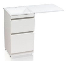 Тумба под раковину Style Line Даллас Люкс Plus 110 СС-00002347 Белая