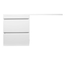 Тумба под раковину Style Line Даллас Люкс Plus 110 СС-00002350 подвесная Белая