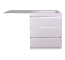 Тумба под раковину Style Line Даллас 150 СС-00002305 Белый глянец