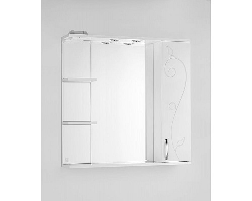 Santeh-Crystal.ru: Зеркало со шкафом Style Line Эко фьюжн Панда 80 С с подсветкой Белый глянец Приобрести Зеркало со шкафом Style Line Эко фьюжн Панда 80 С с подсветкой Белый глянец в магазине сантехники Santeh-Crystal.ru