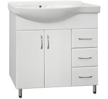 Тумба под раковину Style Line Эко Стандарт 82 R ЛС-00000109 Белая