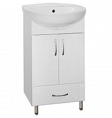 Тумба под раковину Style Line Эко Стандарт 9 1 Б Канны 50 Белый глянец