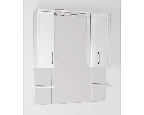 Santeh-Crystal.ru: Зеркало со шкафом Style Line Эко стандарт Энигма 90 С с подсветкой Белый глянец Заказать Зеркало со шкафом Style Line Эко стандарт Энигма 90 С с подсветкой Белый глянец в магазине сантехники Santeh-Crystal.ru