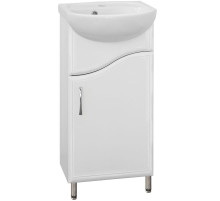 Тумба под раковину Style Line Эко Волна 2 Уют 45 Белый глянец