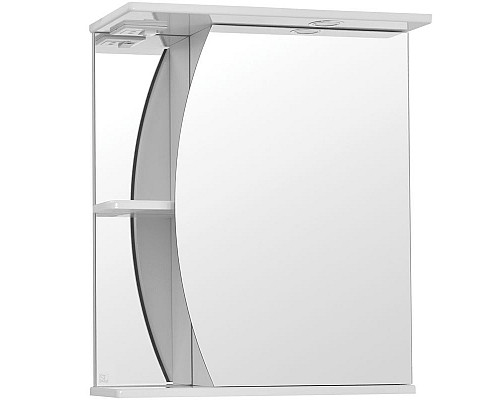 Santeh-Crystal.ru: Зеркало Style Line Эко волна Камелия 60 С с подсветкой и полками Белый глянец Заказать Зеркало Style Line Эко волна Камелия 60 С с подсветкой и полками Белый глянец в магазине сантехники Santeh-Crystal.ru