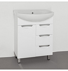 Тумба под раковину Style Line Жасмин 65 Белый глянец