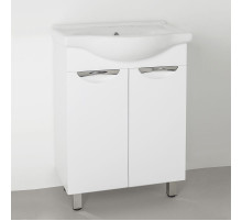 Тумба под раковину Style Line Жасмин 60 Белый глянец