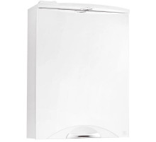 Зеркальный шкаф Style Line Жасмин 2 50 С Люкс ЛС-000010038 с подсветкой Белый глянец