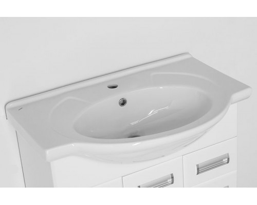 Приобрести Тумба под раковину Style Line Ирис 75 Белый глянец в магазине сантехники Santeh-Crystal.ru